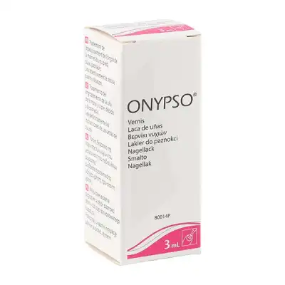 Onypso Vernis Incolore Fl/3ml Avec Pinceau Applicateur à MARSEILLE
