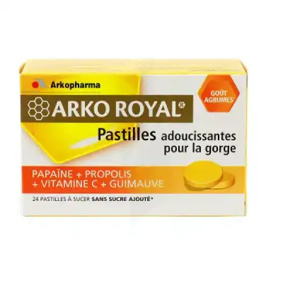 ARKO ROYAL Propolis Past adoucissante gorge guimauve agrumes B/24