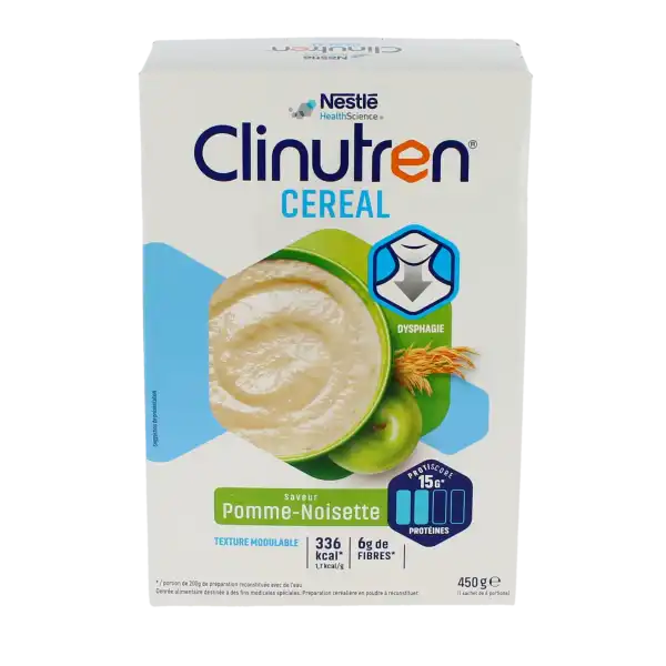 Clinutren Cereal Nutriment Pomme Noisette B/450g