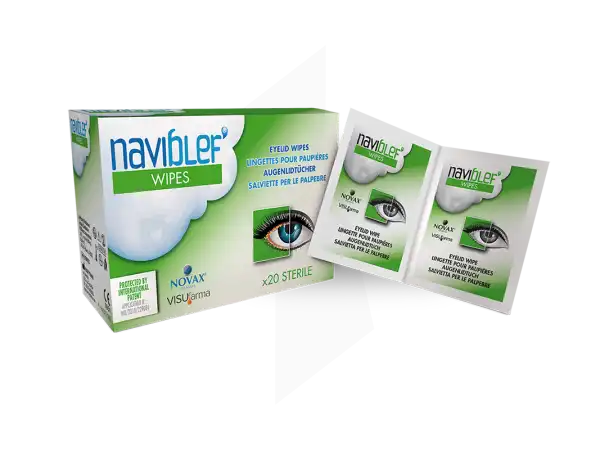 Visufarma Naviblef® Wipes Lingettes Pour Paupières Stériles B/20