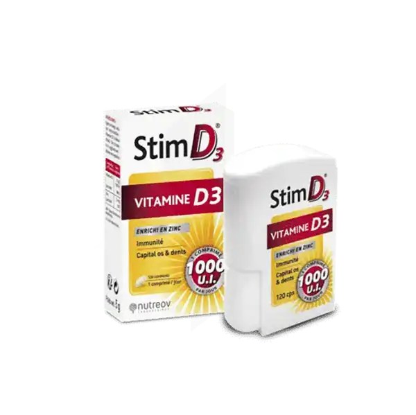 Nutreov Stim D3 Vitamine D3 Comprimés B/120
