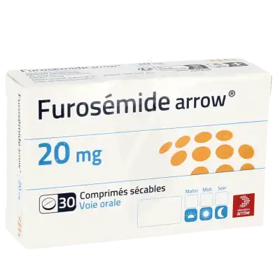 Furosemide Arrow 20 Mg, Comprimé Sécable à VILLERS-LE-LAC