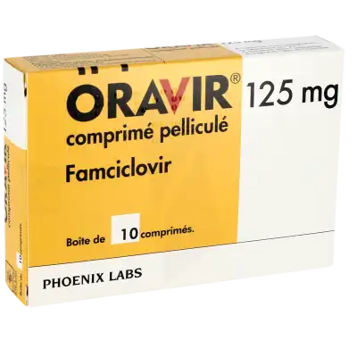 Oravir 125 Mg, Comprimé Pelliculé à Bordeaux