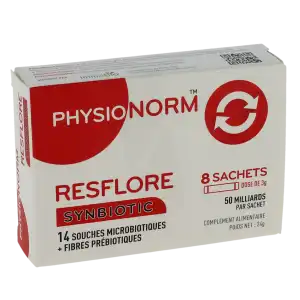 Immubio Physionorm Resflore Poudre 8 Sachets/3g à La Lande-de-Fronsac