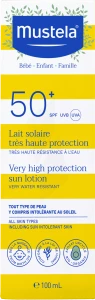 Mustela Lait Solaire Spf50+ Famille 100ml
