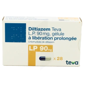 Diltiazem Teva L.p. 90 Mg, Gélule à Libération Prolongée