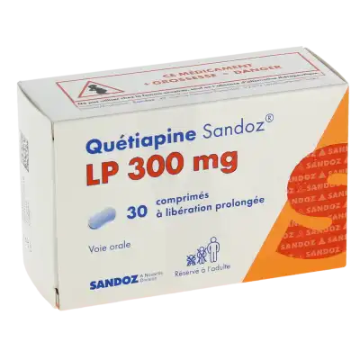 QUETIAPINE SANDOZ LP 300 mg, comprimé à libération prolongée