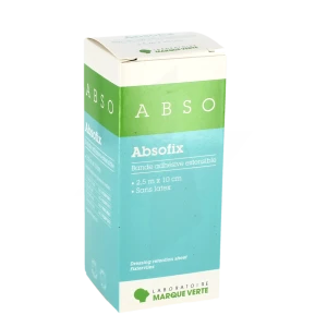 Absofix Bande Adhésive Extensible 2,5 M X 10 Cm