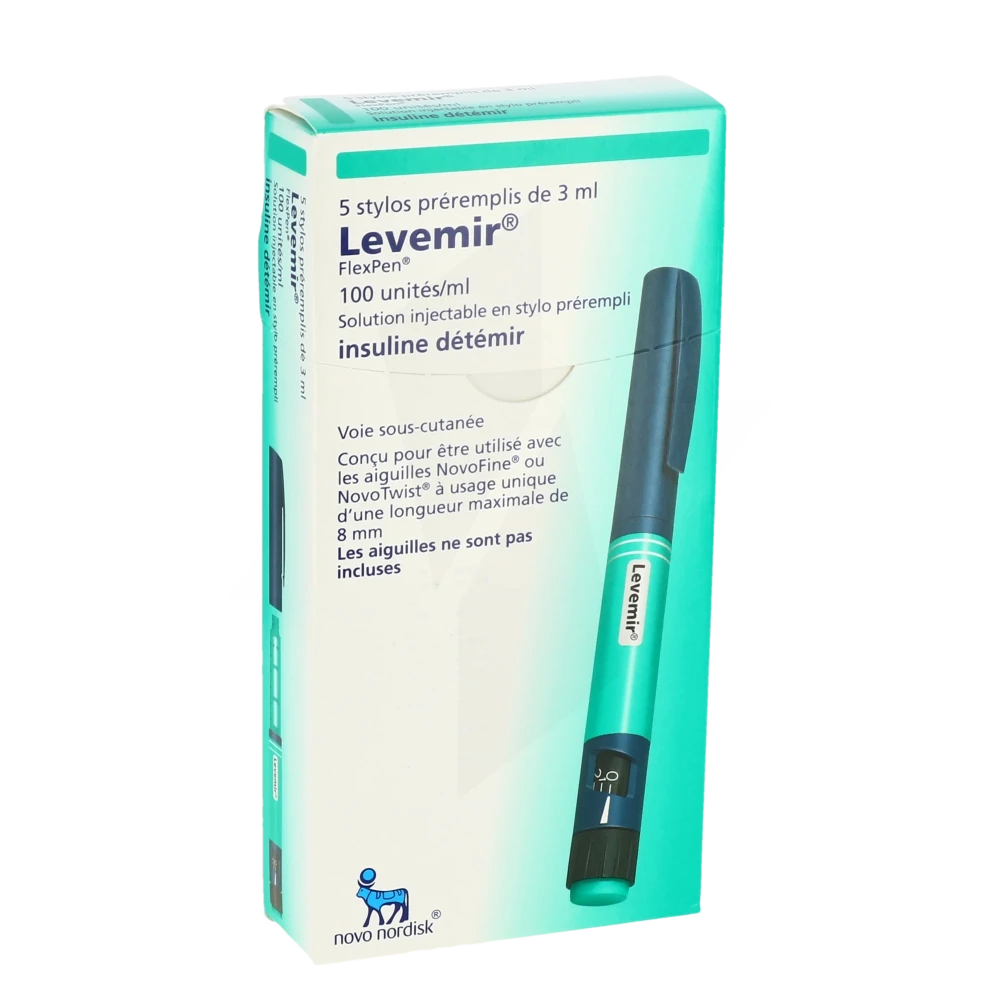 Levemir Flexpen 100 Unités/ml, Solution Injectable En Stylo Prérempli