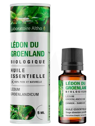 Laboratoire Altho Huile Essentielle Ledon De Groenland Bio 5ml