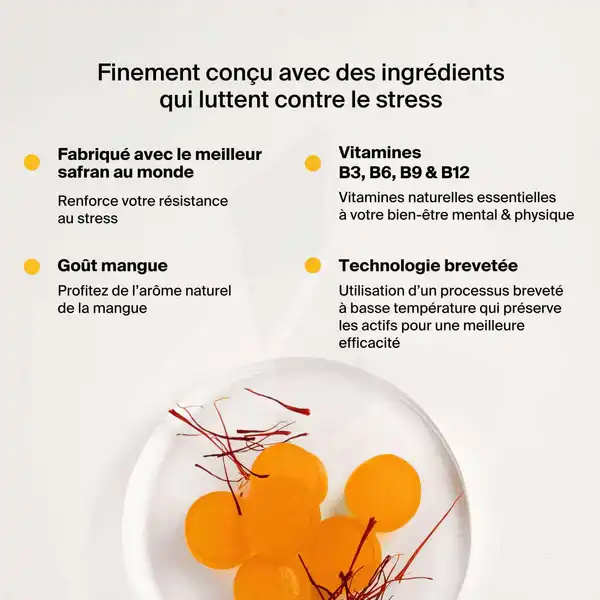 Naali Anti-stress Au Safran Gummies B/42