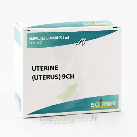 Boiron Uterine 9ch Solution Buvable En Ampoules Boîte De 30 Ampoules