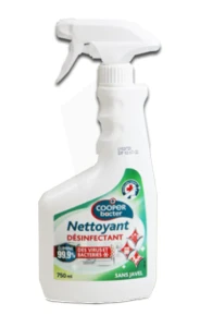 Cooper Bacter Nettoyant Désinfectant Surfaces Spray/750ml
