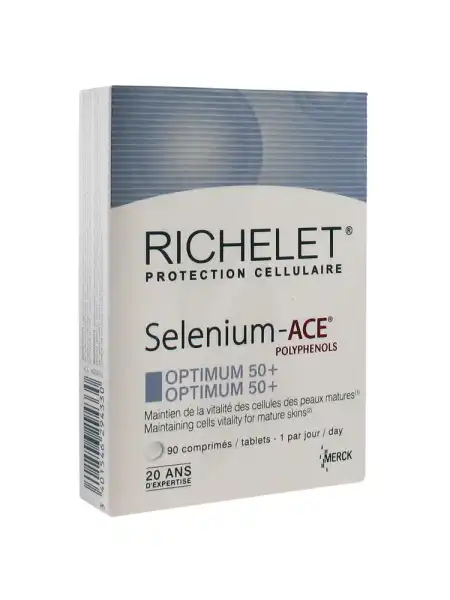 Richelet Selenium Ace Optimum 50+ Comprimés B/90