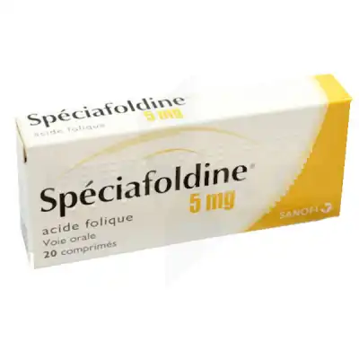 Speciafoldine 5 Mg, Comprimé à Ploermel