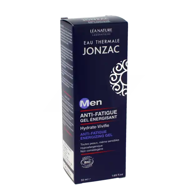 Eau Thermale Jonzac Homme Gel énergisant Anti-fatigue T Pompe/50ml