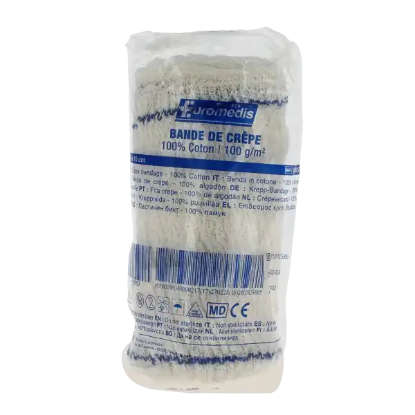 Euromedis Bande Crêp Cot 10cmx4m