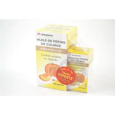 Arkogelules Huile De Pépins De Courge Caps Fl/180+60 Offert à ANGLET