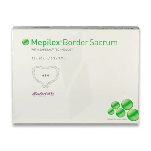 Mepilex Border Sacrum, 20 Cm X 20 Cm , Bt 10