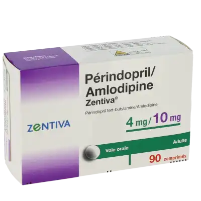 PERINDOPRIL/AMLODIPINE ZENTIVA 4 mg/10 mg, comprimé