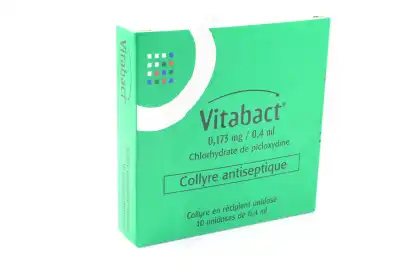 Vitabact 0,173 Mg/0,4 Ml Collyre 10unidoses/0,4ml à Dreux