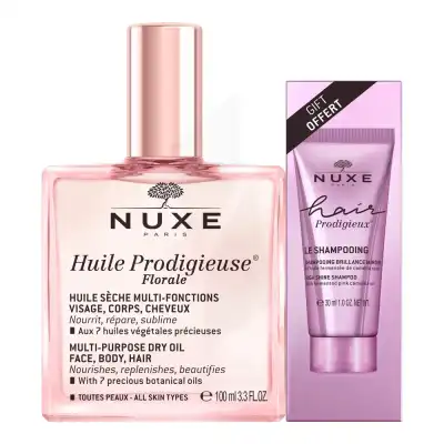 Nuxe Huile Prodigieuse Florale Fl/100ml+shampooing à Angers