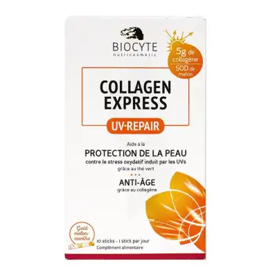 Biocyte Collagen Express UV-Repair Solution buvable 10 Sticks