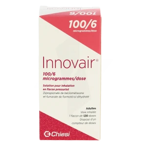 Innovair 100/6 Microgrammes/dose, Solution Pour Inhalation En Flacon Pressurisé