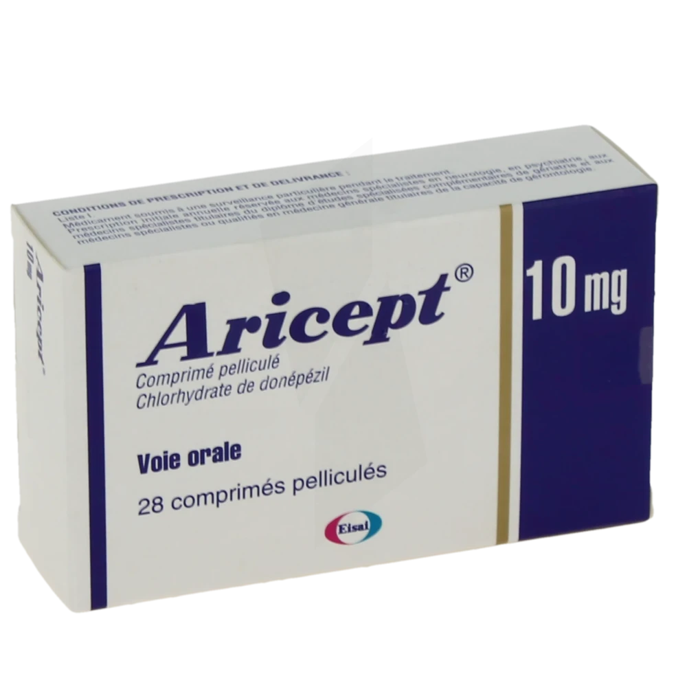 Aricept 10 Mg, Comprimé Pelliculé