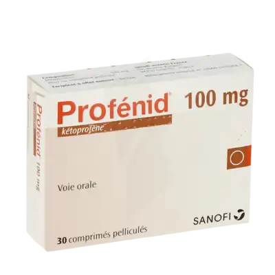 PROFENID 100 mg, comprimé pelliculé