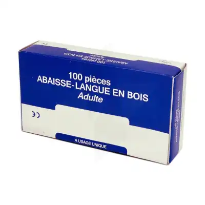 Cooper Abaisse-langue Bois Adulte B/100 à PARIS