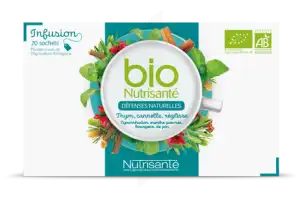 Acheter Nutrisanté Infusions Bio Tisane Défenses Naturelles 20 Sachets à Die