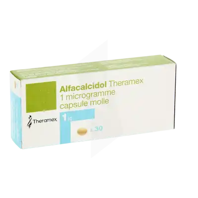 ALFACALCIDOL THERAMEX 1 microgramme, capsule molle