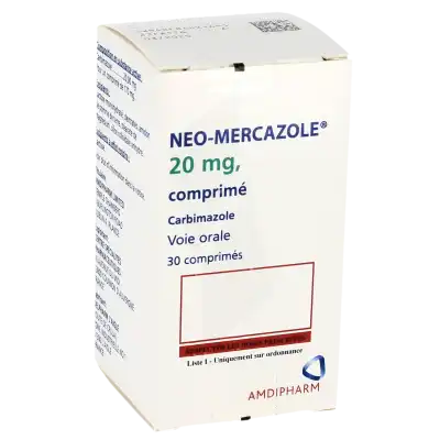 NEO-MERCAZOLE 5 mg, comprimé