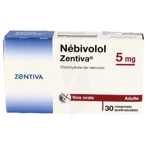 Nebivolol Zentiva 5 Mg, Comprimé Quadrisécable