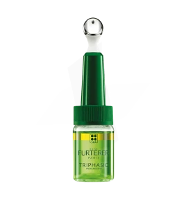 René Furterer Triphasic Progressive Sérum Antichute Coffret 8 Flacons X 5,5ml + Shampoing Stimulant 100 Ml