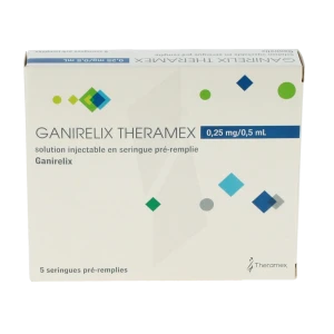 Ganirelix Theramex 0,25 Mg/0,5 Ml, Solution Injectable En Seringue Pré-remplie