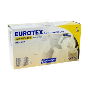 Eurotex 240mm Gant Non Poudré T8/9 B/100