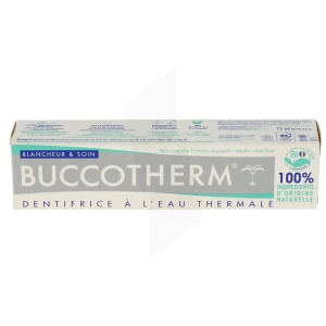 Buccotherm Pâte Dentifrice Blancheur Et Soin Bio T/75ml