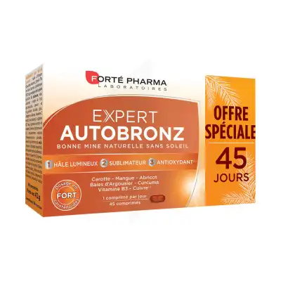 Forte Pharma Expert Autobronz Comprimés B/45 à Le havre