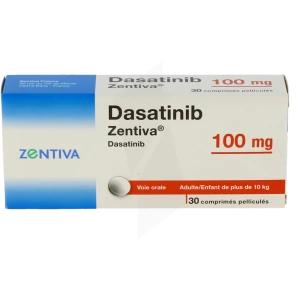 Dasatinib Zentiva 100 Mg, Comprimé Pelliculé