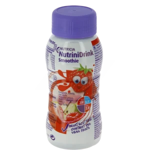 Nutrinidrink Smoothie Nutriment Fruits Rouges Bouteille/200ml