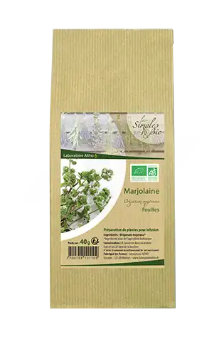 Laboratoire Altho Marjolaine Bio, Plante Sèche, Feuille 40g