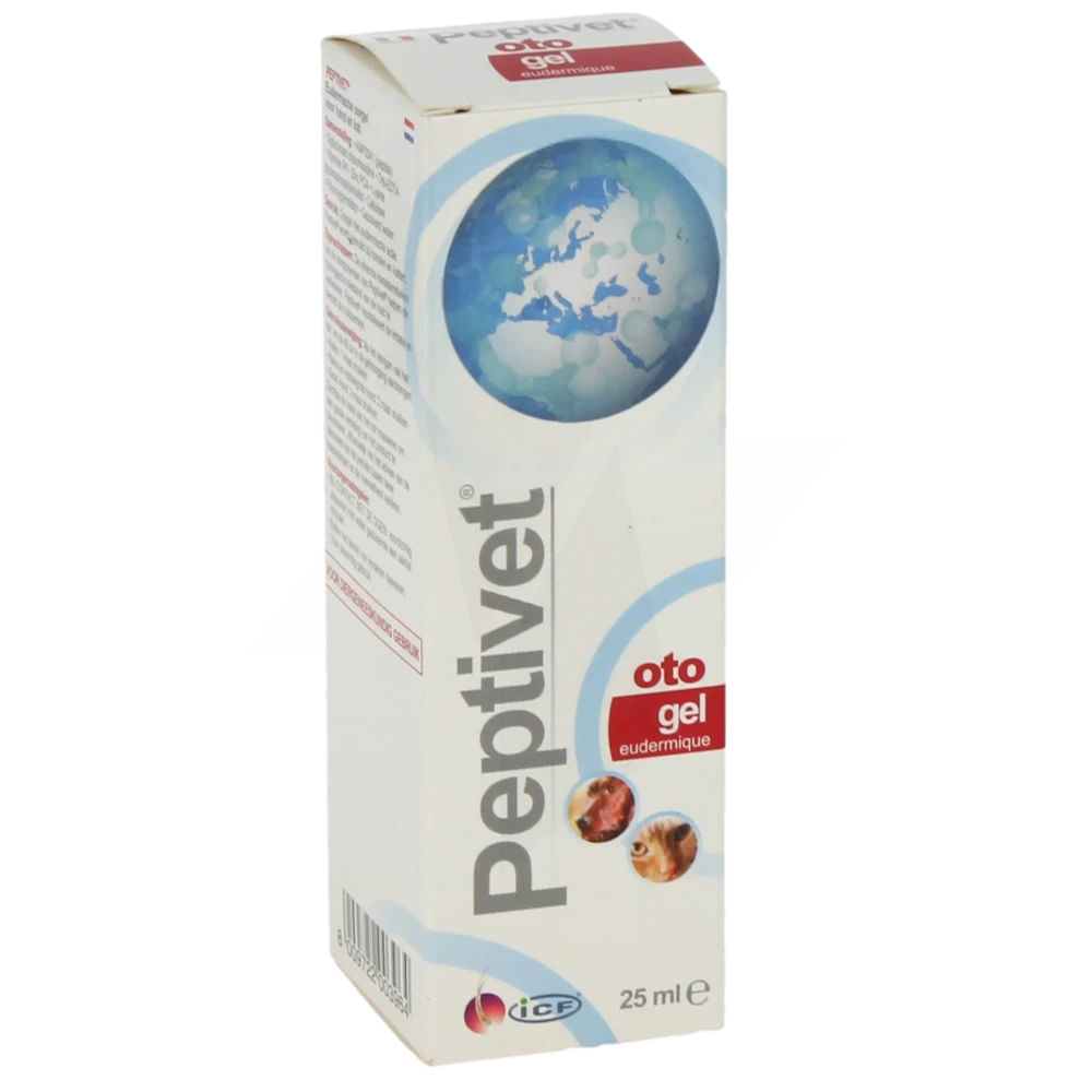 Peptivet Oto Gel Sol Ext Fl/25ml