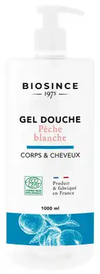 Biosince 1975 Gel Douche Pêche Blanche Corps Et Cheveux 1l à Villeneuve-sur-Lot
