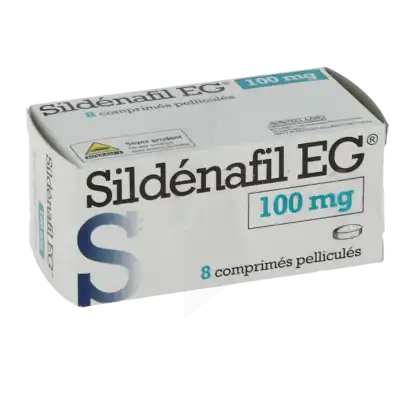 SILDENAFIL EG 100 mg, comprimé pelliculé