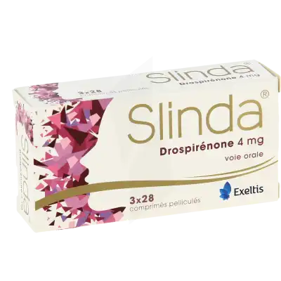 SLINDA 4 mg, comprimé pelliculé