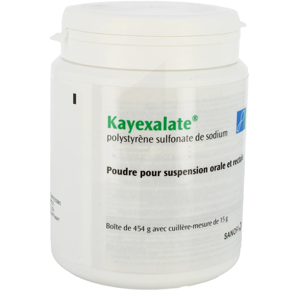 Kayexalate, Poudre Pour Suspension Orale Et Rectale