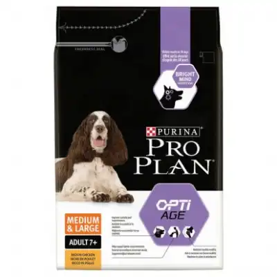 Pro Plan - Croquettes OPTIAGE Medium & Large Adult 7+ Poulet pour Chien Senior - 3Kg