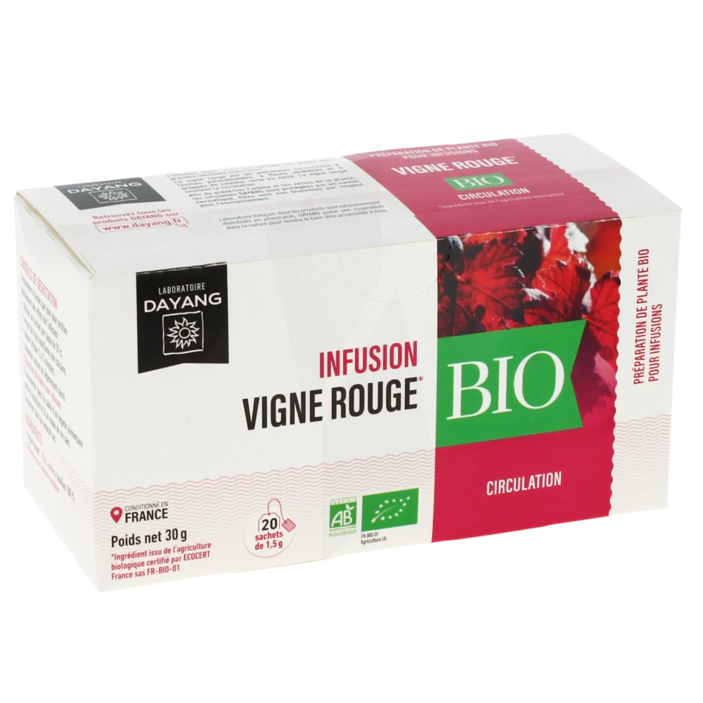 Dayang Vigne Rouge Bio 20 Infusettes